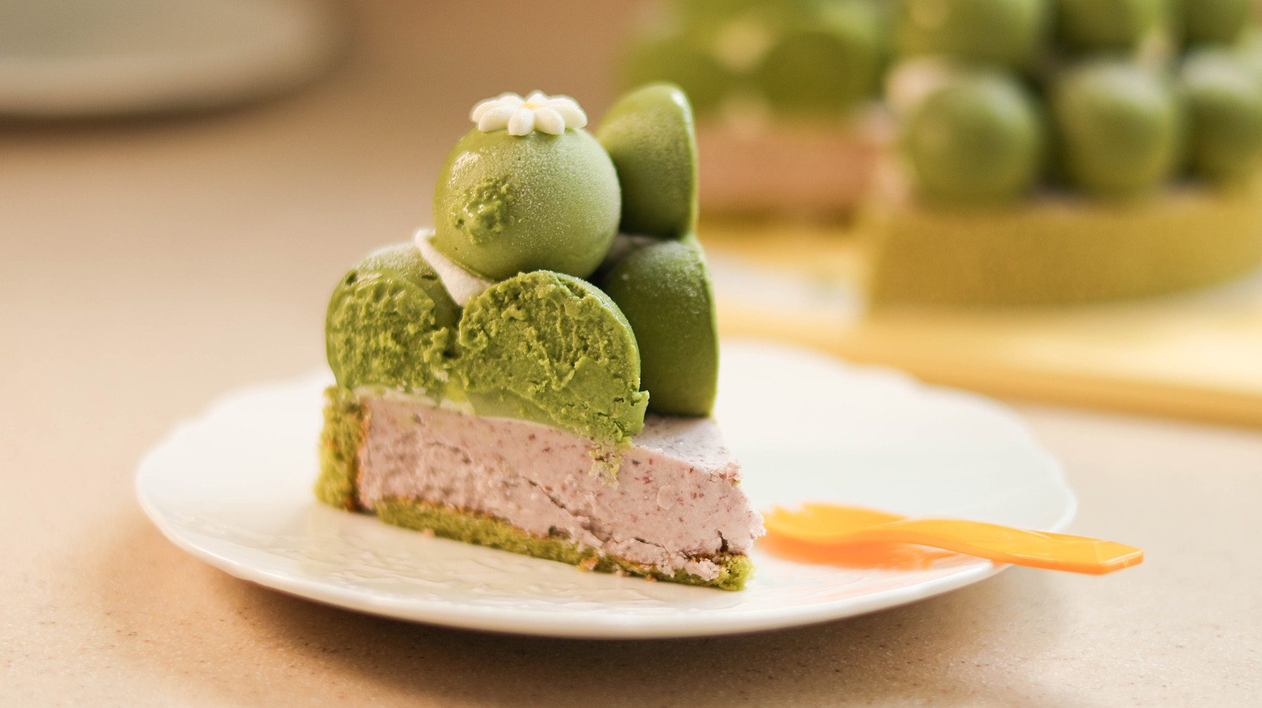 卡瓦蛋糕-卡瓦抹茶冰淇淋蛋糕／抹茶季、清爽無負擔的台北義式冰淇淋蛋糕推薦 @Rosa的秘密花園