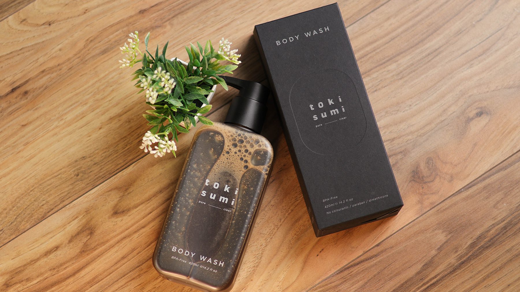 toki sumi黑皂液／一個可以安心使用的純淨洗澡肥皂 @Rosa的秘密花園