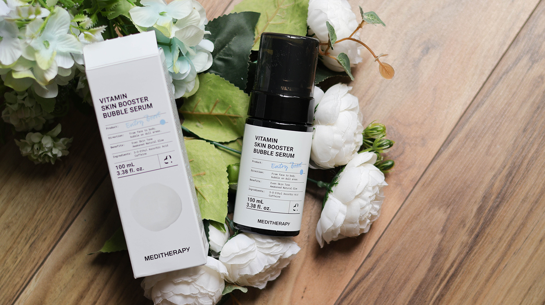 MEDITHERAPY安安維C提亮泡泡精華／讓肌膚閃耀自然光澤 @Rosa的秘密花園